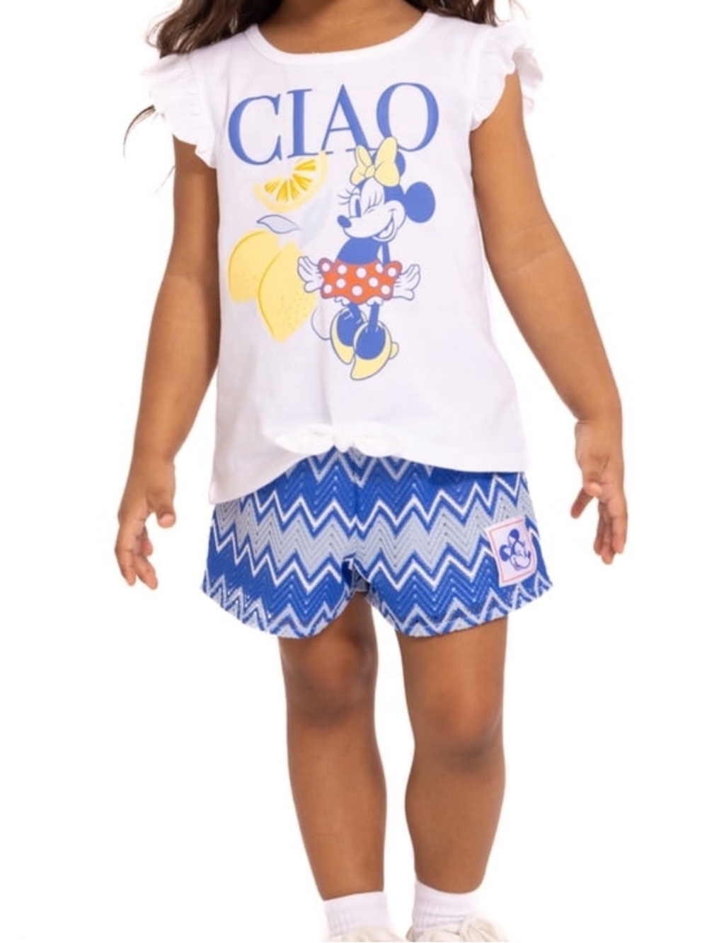 Girls Disney 4T Minnie Graphic Ruffle Sleeve Set - Picture 8 of 9